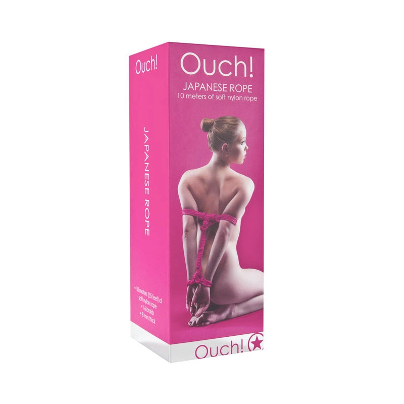 Corda per bondage Japanese Silk Rope 10 m Pink - Ouch