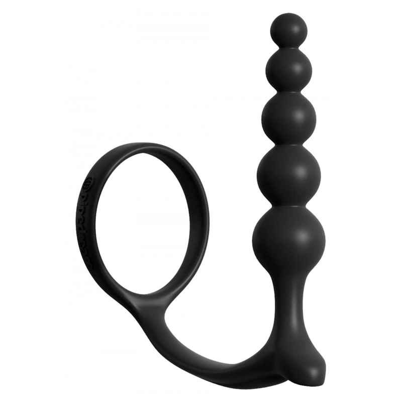 Anal beads & Cockring Ass-Gasm - Pipedream