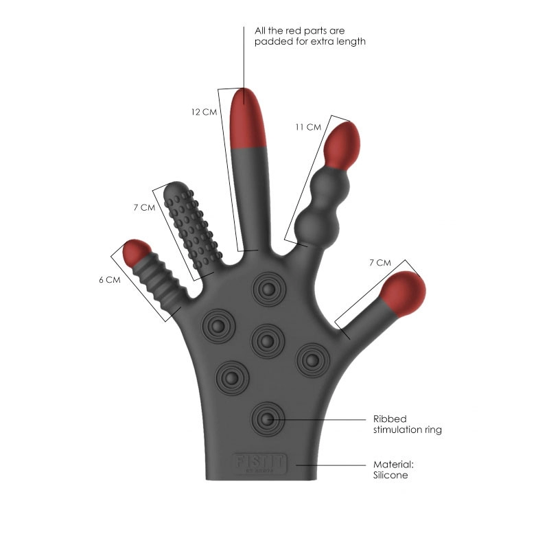 Silicone glove for anal stimulation - FIST IT