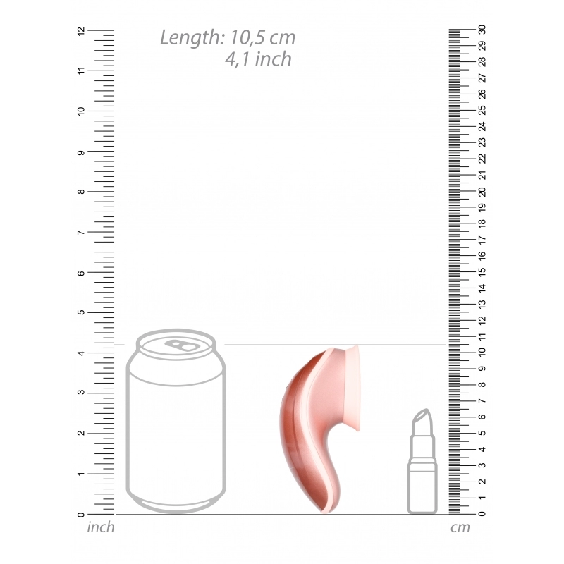 Clitoral Stimulator - Suction & Vibration Toy (pink)