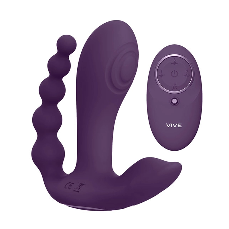 Triple Pleasure Vibrator - Vive Kata (G-Punkt, Klitoris und Anus)