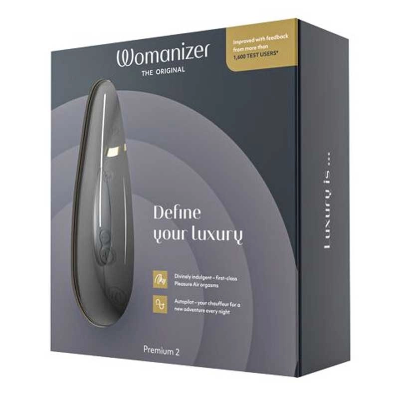 Womanizer Premium 2 (Noir) - Stimulateur clitoris & Point G