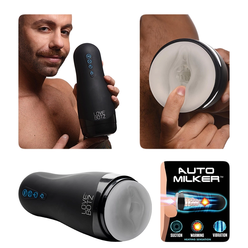 Vibrating and heating masturbator - LoveBotz Auto Milker