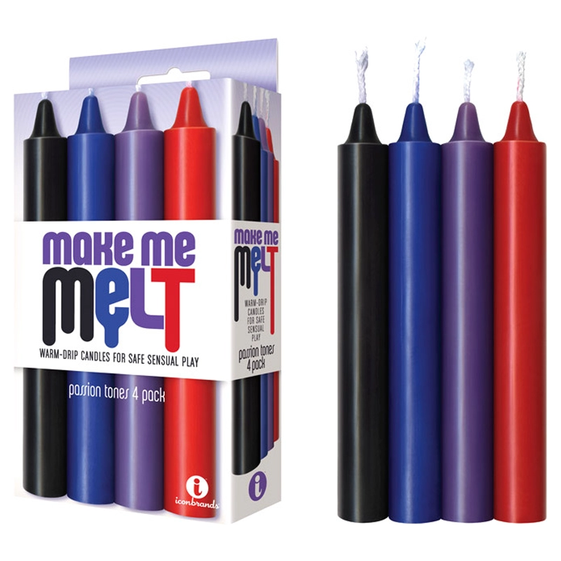 Bougie BDSM Mixed Colors - fond à basse température