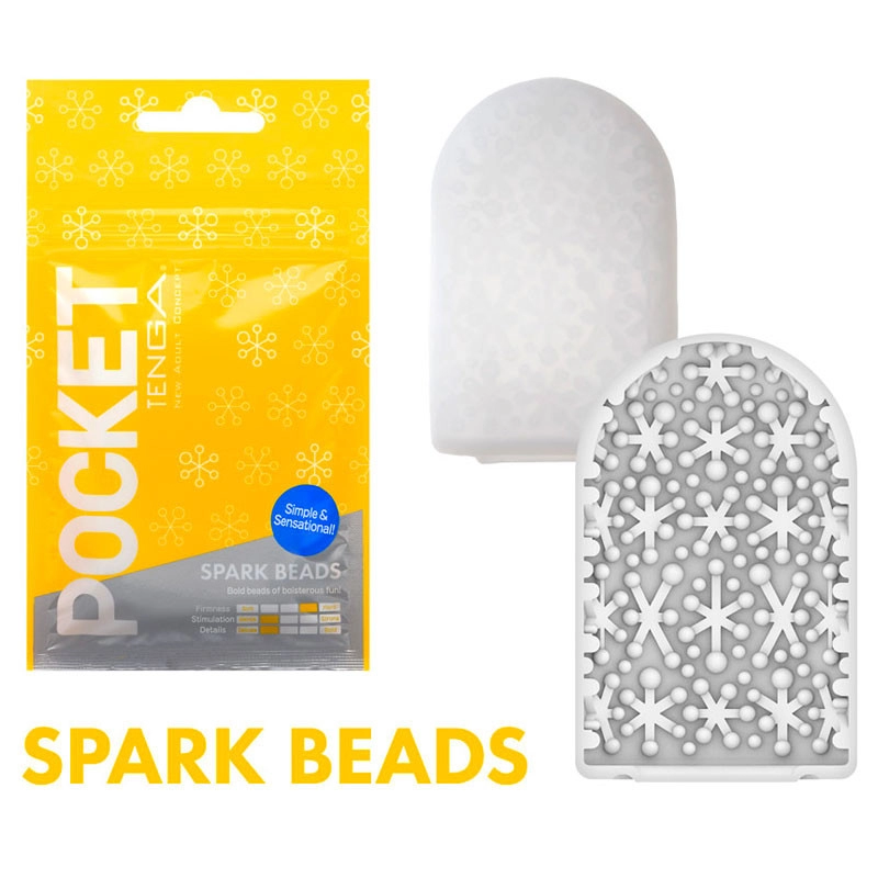 Tenga Masturbazione Pocket - Spark Beads