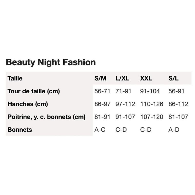 Sexy Babydoll & String Michèle (Rot) - Beauty Night