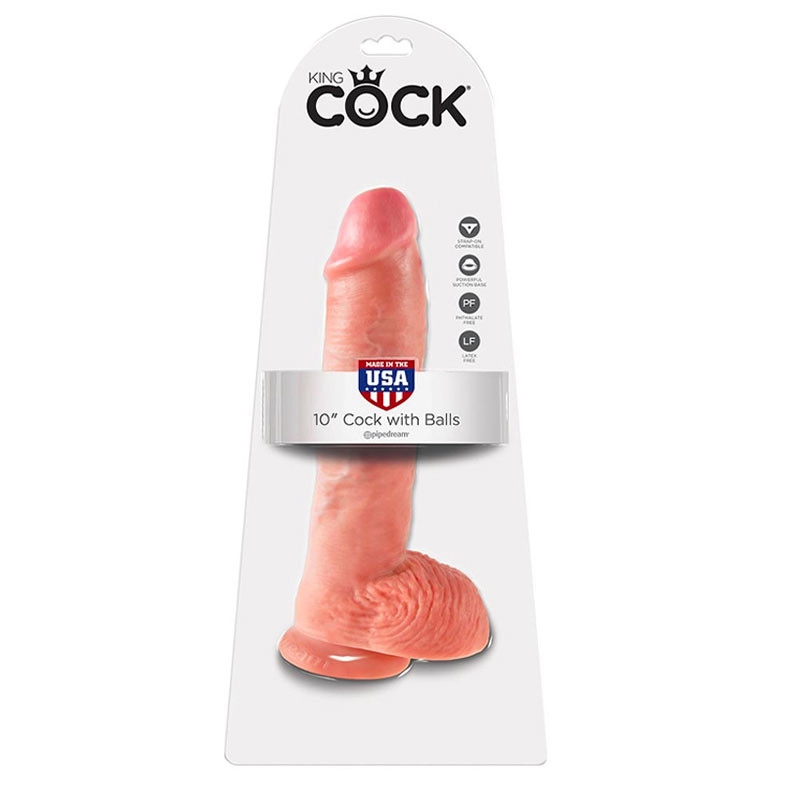 Dildo réaliste RealDeal 28cm (chair) - King Cock
