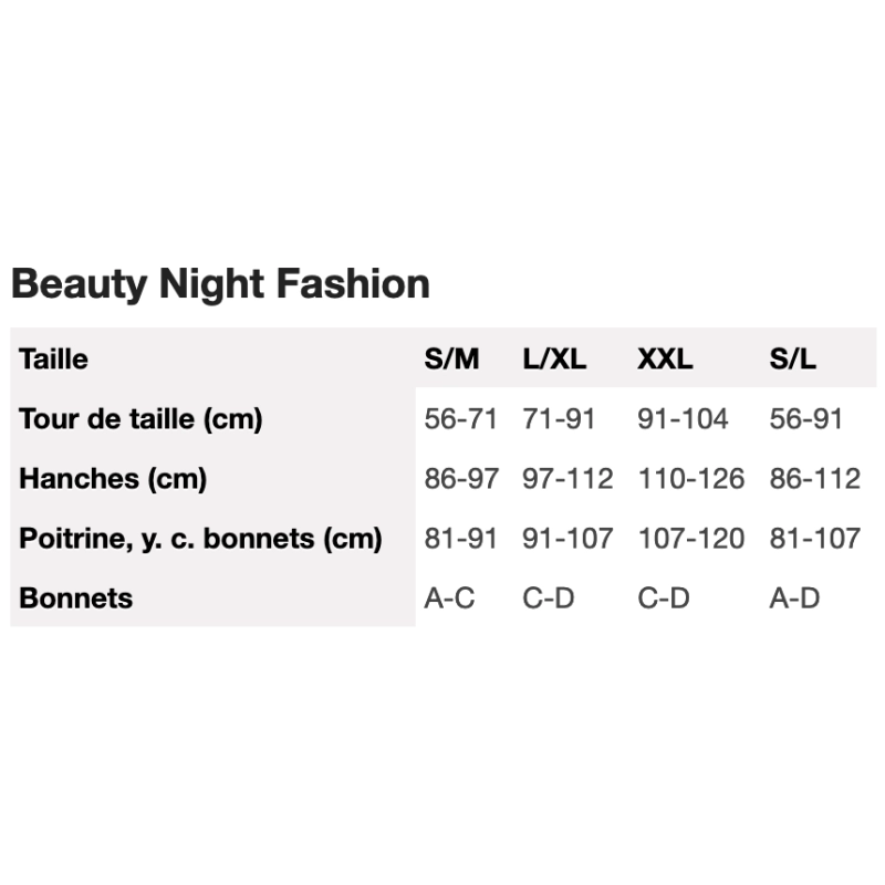 Babydoll & String EVE (Bianco) - Beauty Night