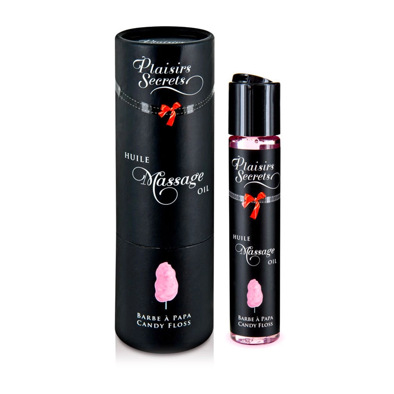 Cotton candy edible massage oil - Plaisirs Secrets