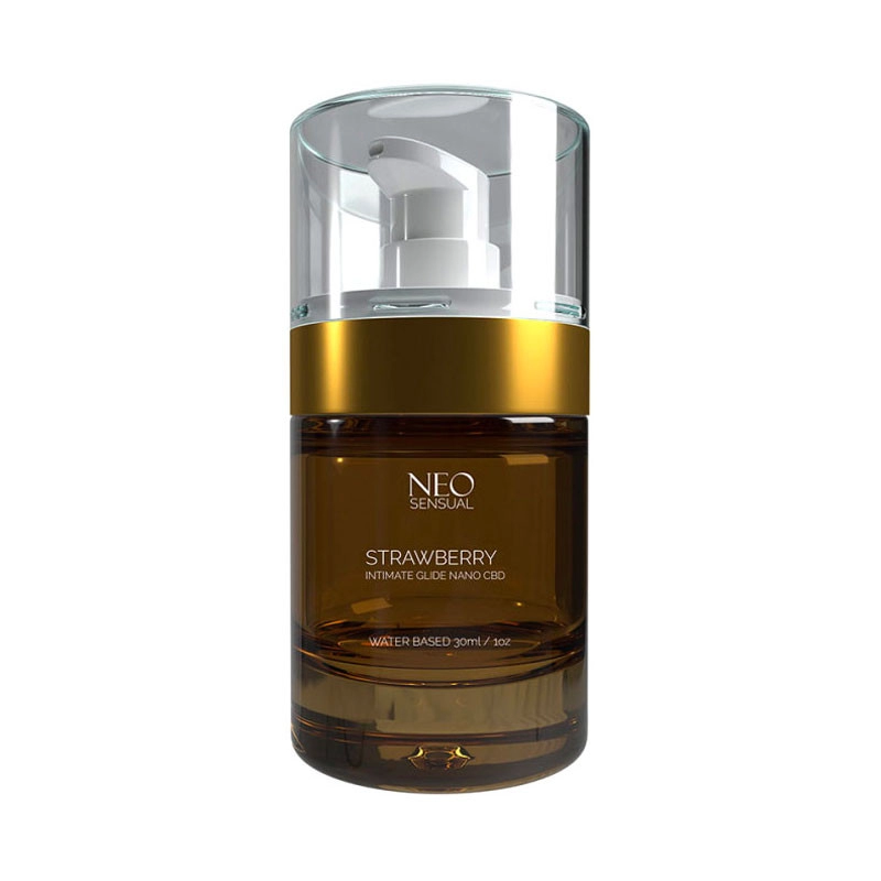 Lubrifiant intime à base d'eau CBD Strawberry Fields - NEO Sensual