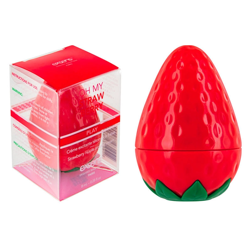Oh My Strawberry Nipple Stimulating Cream 8 ml - Exsens