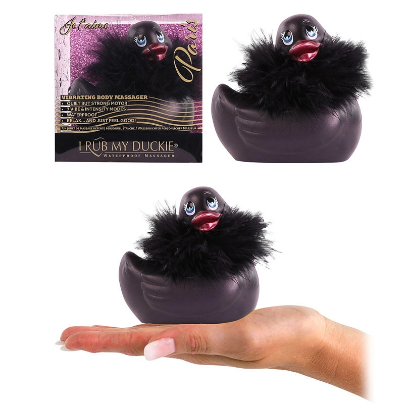 Paperella vibrante - Paris Duckie 2.0 Travel Size (Nero)
