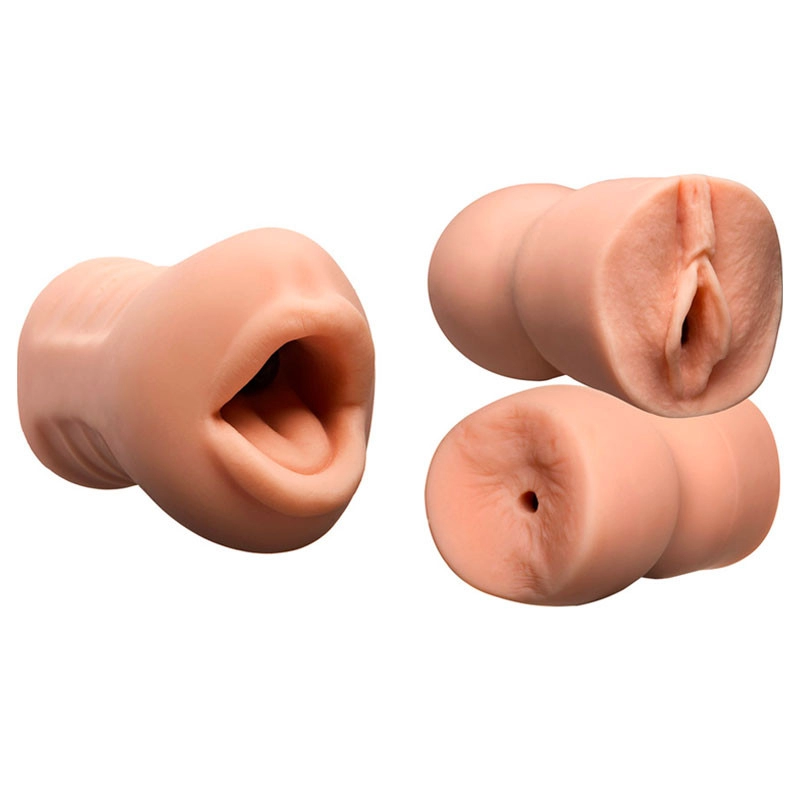 Set de 3 masturbateurs - Sasha Grey Experience