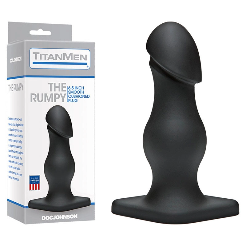 Silicon Butt Plug TitanMen The Rumpy - Doc Johnson