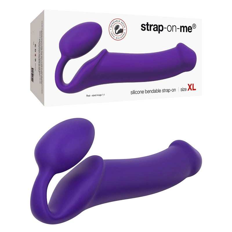 Double dildo Strap-On-Me X-LARGE (Violet) - Rimba
