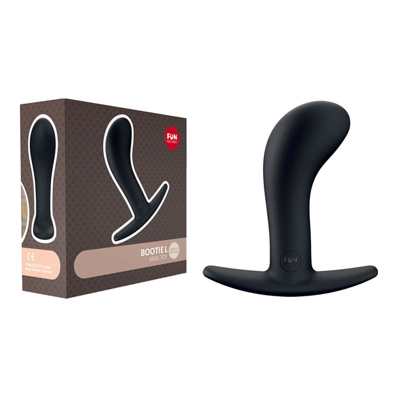 Fun Factory Bootie Large Black - Butt Plug