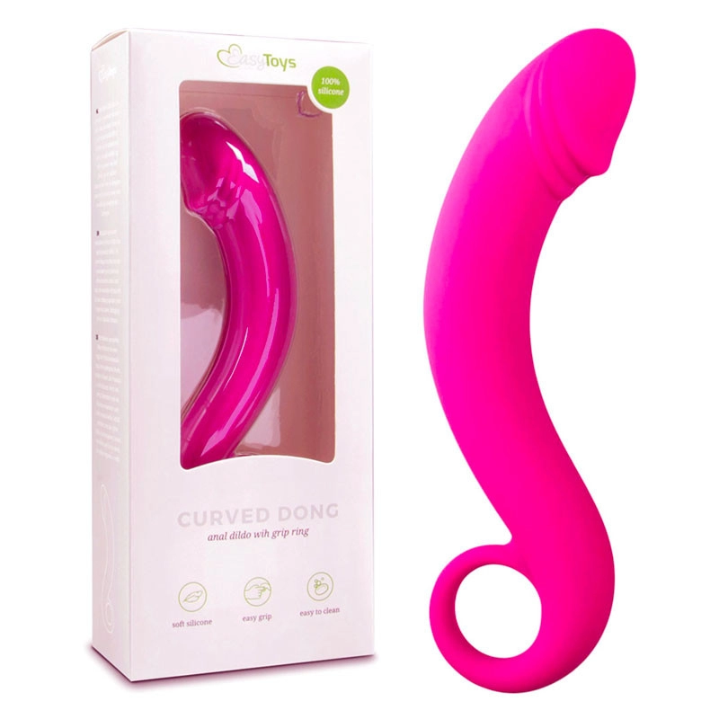 Dildo semi-réaliste EasyToys Curved Dong - EasyToys