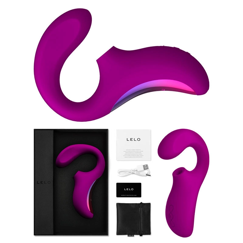 LELO Enigma (Deep Rose) - Stimulateur clitoris & Point G