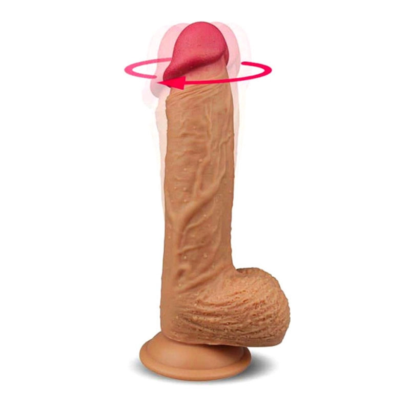 Realistic and rotating vibrator - LoveToy Nature Cock