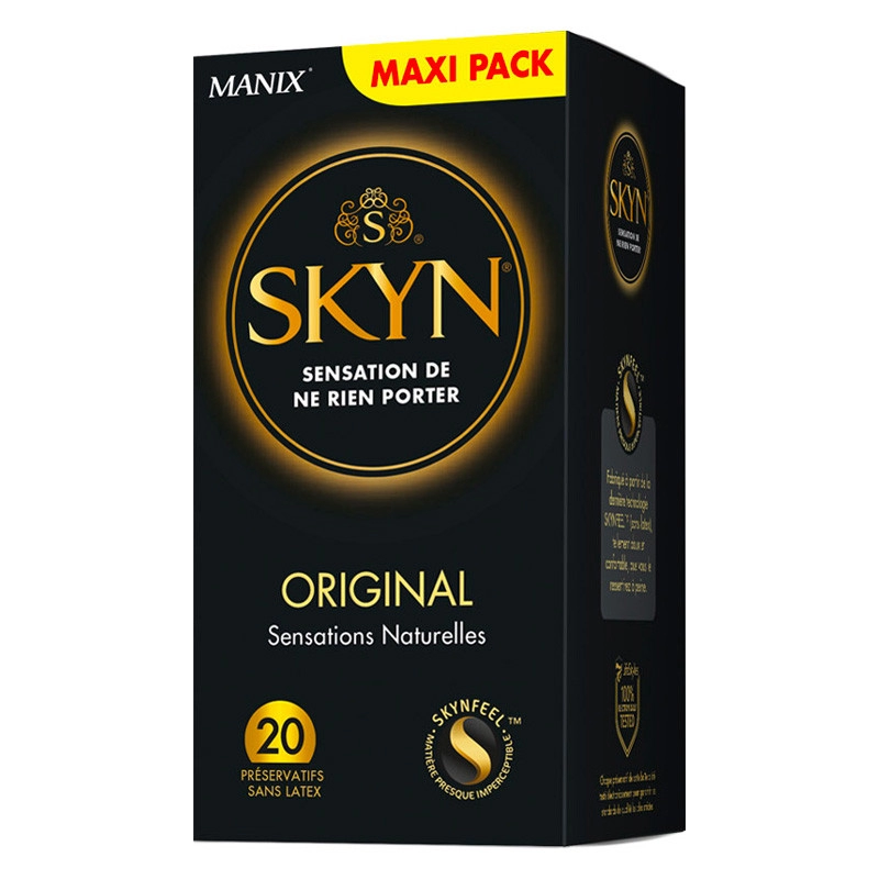 Manix Skyn Original sans latex - 20 Préservatifs