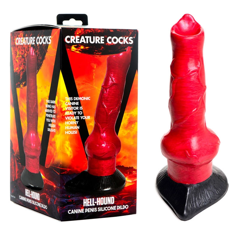 Dog Dildo Hell-Hound (17cm) - Creature Cocks