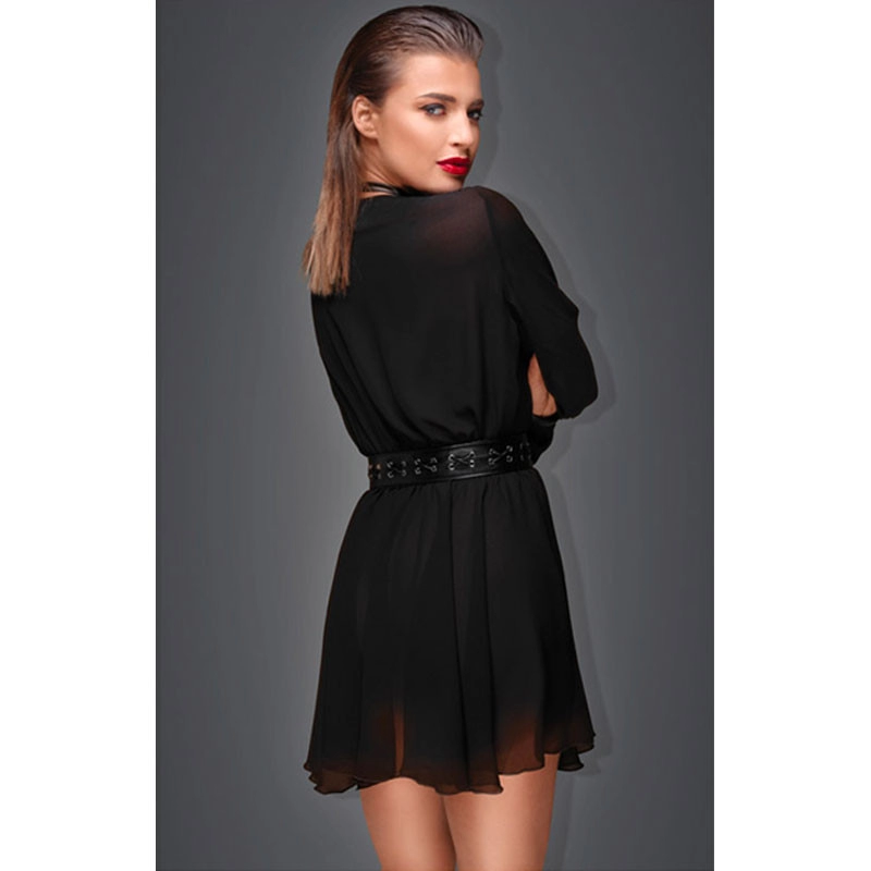 Mini Vestito F150 Chiffon - Noir Handmade