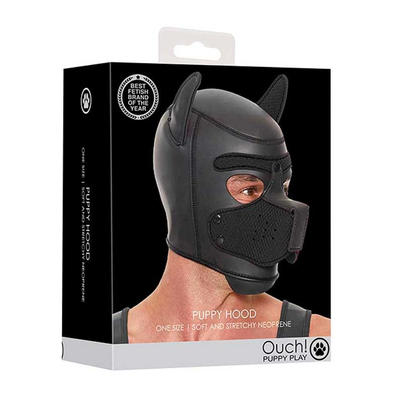 Cagoule BDSM tête de chien Puppy Play - Ouch!