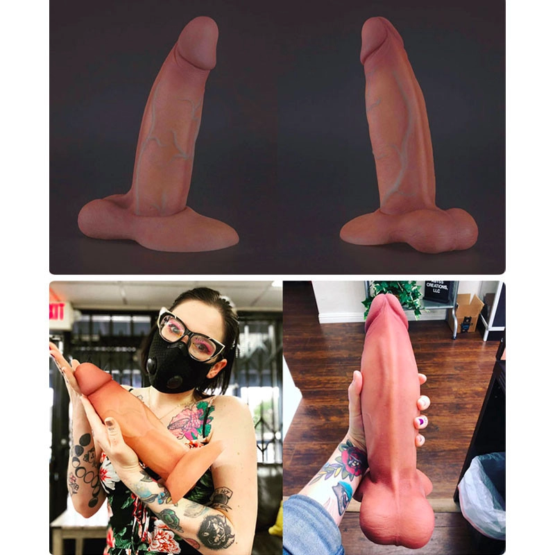 Dildo ultra realistico RealCock Bruce 25cm (Flesh) - Realdoll