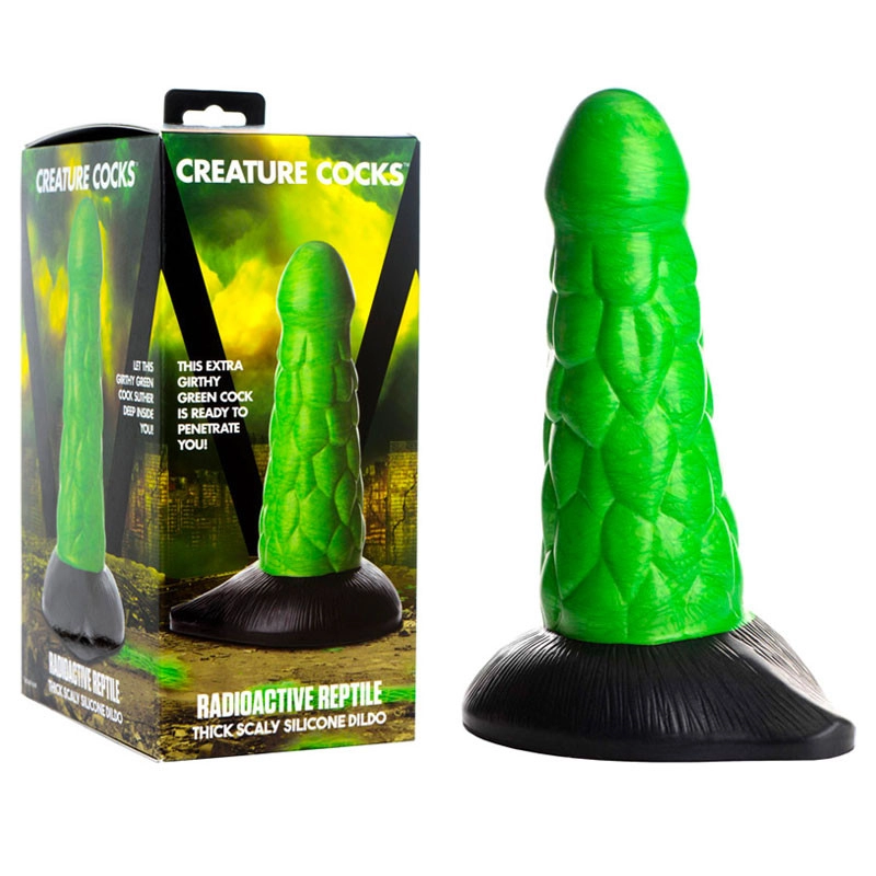 Dildo alien Radiocative Reptile (16.5cm) - Creature Cocks