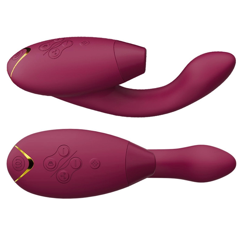 Womanizer Duo 2 (Bordeaux) - Clitoral & G Spot Vibrator