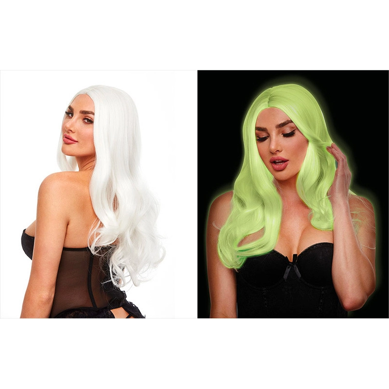 Fancy wigs (White & phosphorescent) - Jessie