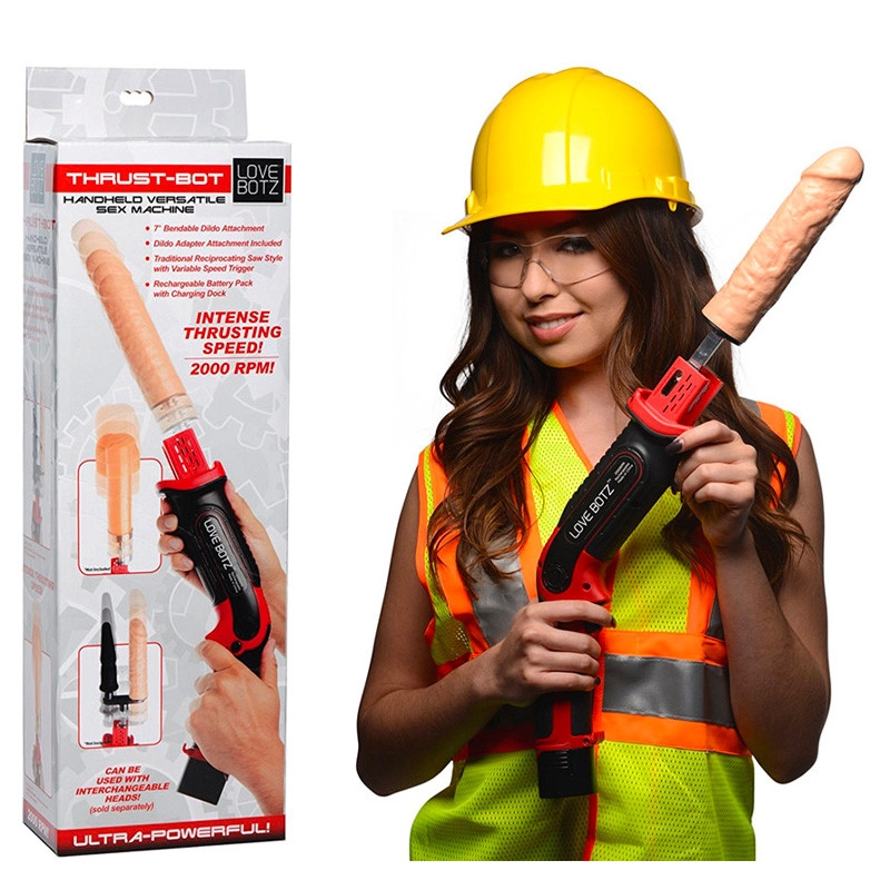 Fuck Machine Tragbarer und wiederaufladbarer Thrust-Bot (Schwarz) - LoveBotz