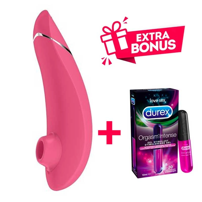 Womanizer Premium 2 (Framboise) - Stimulateur clitoris & Point G