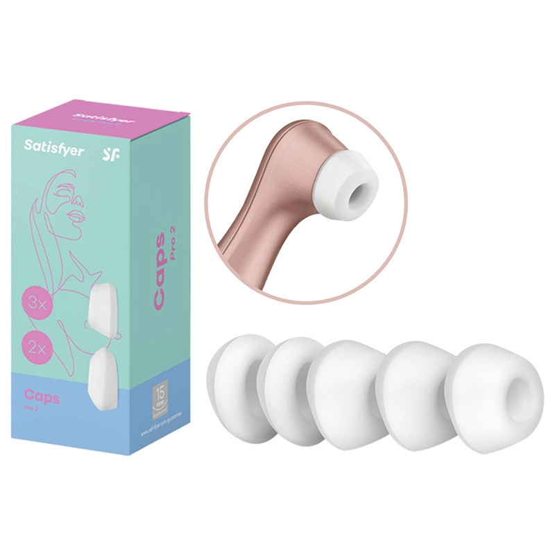 Punte del silicone di ricambio per Satisfyer Pro 2 (5x)