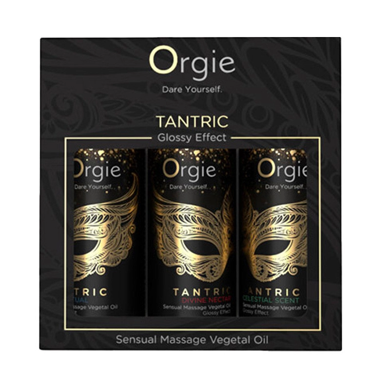 Orgie Sexy Tantric - 3x 30 ml - Set d'huiles de massage