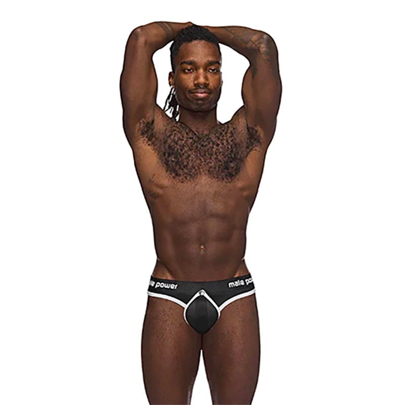 Sexy String The Helmet (Schwarz) - Male Power