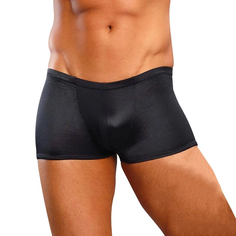 Sexy schwarze Unterhose Boxer Lo Rise Pouch - Male Power