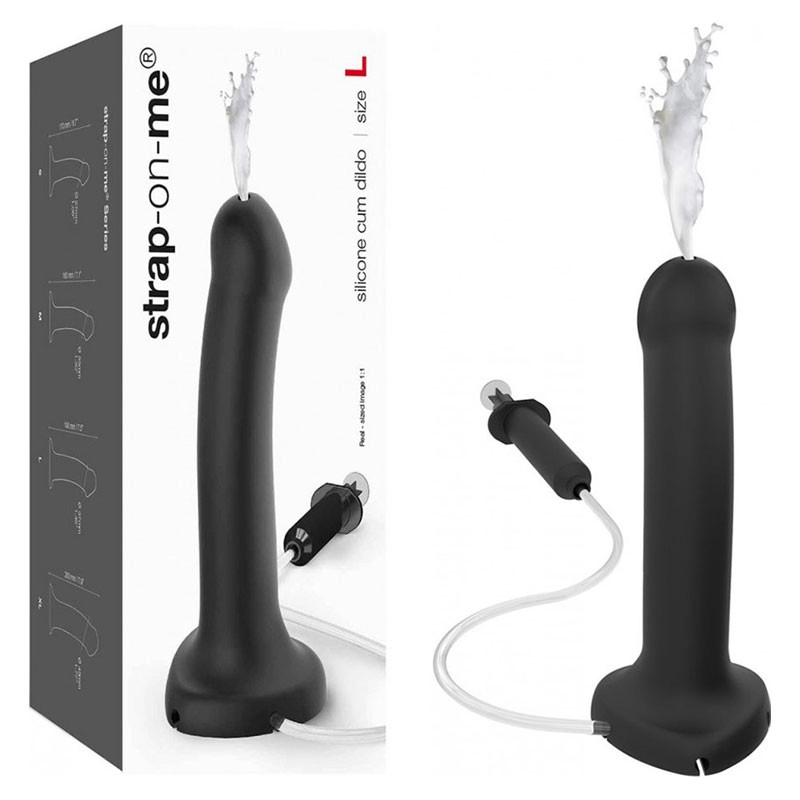 Realistischer Ejakulations-Dildo (Large) - Strap-On-Me