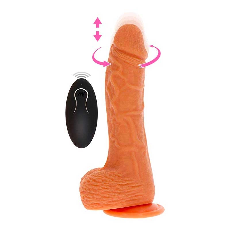 Vibromasseur réaliste rotatif & va-et-vient Get Real Naked - ToyJoy