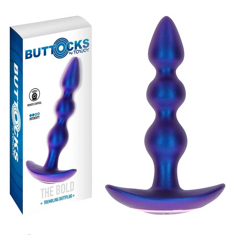 Plug anal vibrant à télécommande Buttocks The Bold - ToyJoy