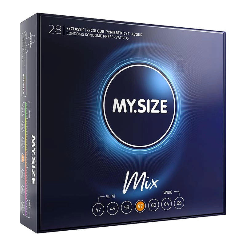 Preservativi My Size Mix 57mm - 28pc