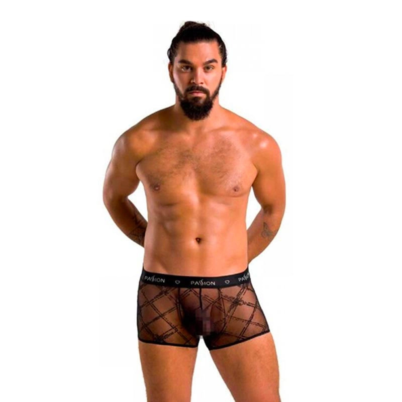 Sexy schwarze Unterhose Boxer 032 James - Passion