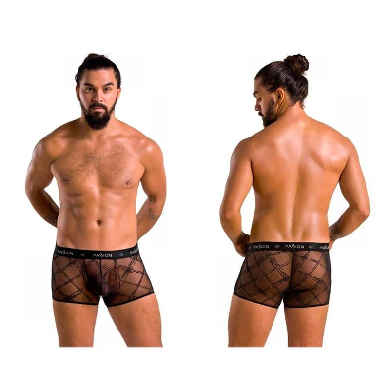 Sexy schwarze Unterhose Boxer 032 James - Passion