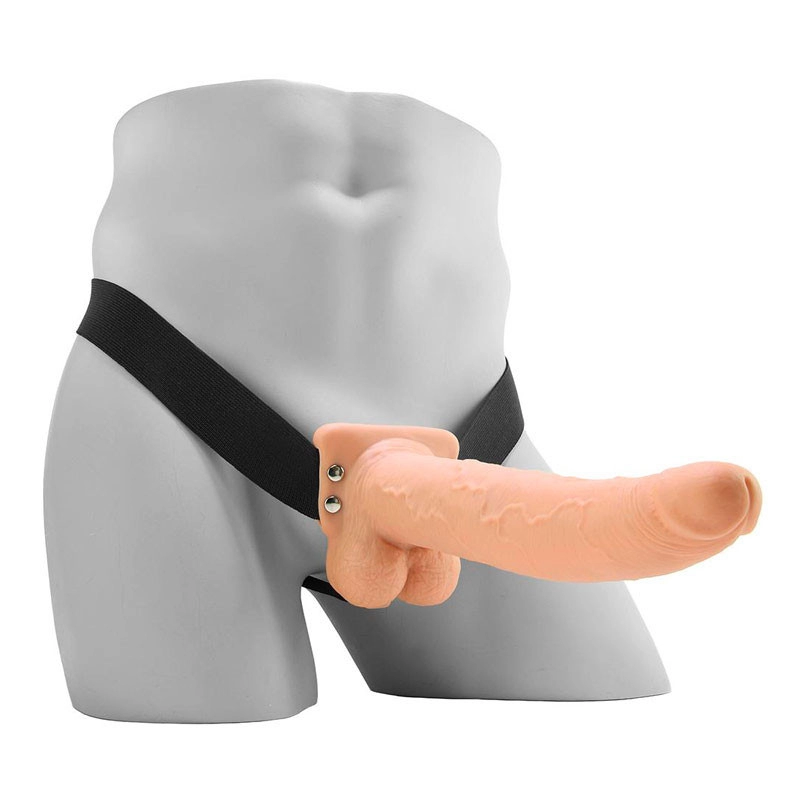 Vibrierender  Hohl Strap on 9