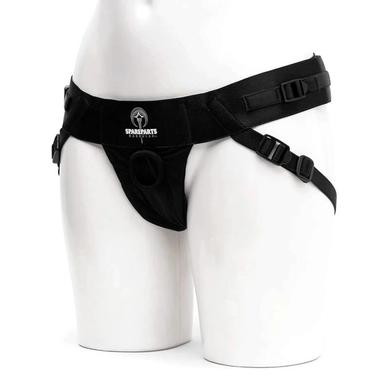 SpareParts Joque Harness - Black (89-165 cm)