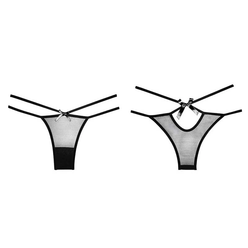 Sexy panty Vanilla (Black) - Allure