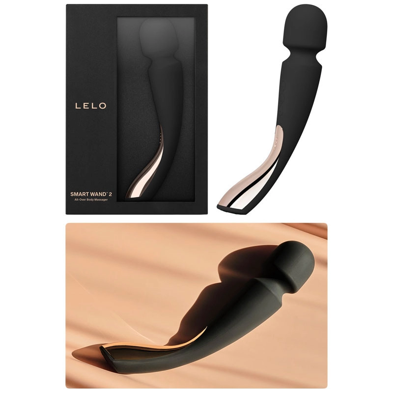 Smart Wand 2 Medium Vibrator (Black) - LELO
