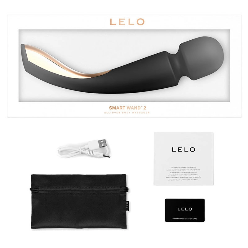 Vibromasseur Smart Wand 2 Large (Noir) - LELO