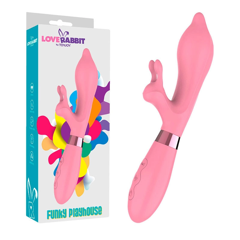 Vibromasseur Love Rabbit Funky PlayHouse - ToyJoy