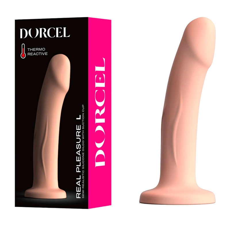 Dildo semi-realistic thermo-reactive (L) - Dorcel Real Pleasure